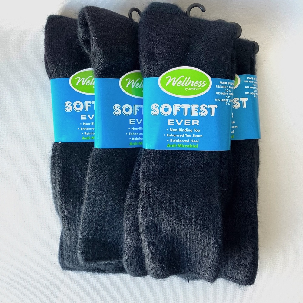 Wellness by Surratt Softest Ever Navy Blue Socks